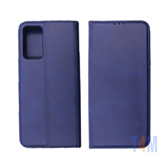 Capa Flip de Couro com Bolso Interno para Xiaomi Redmi Note 11 Pro 4G /11 Pro 5g Azul